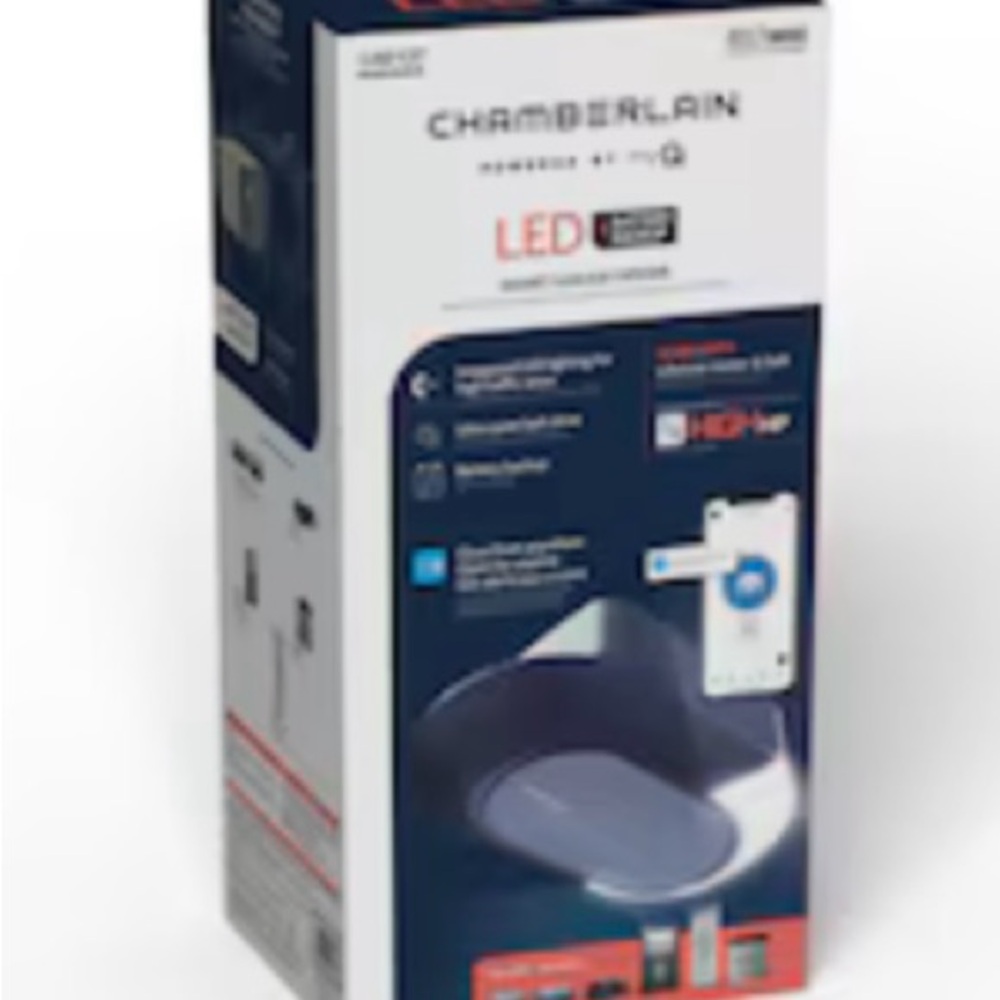 CHAMBERLAIN B4613T 3/4 HPS myQ Smart LED Belt Drive Garage Door Opener - NIB!